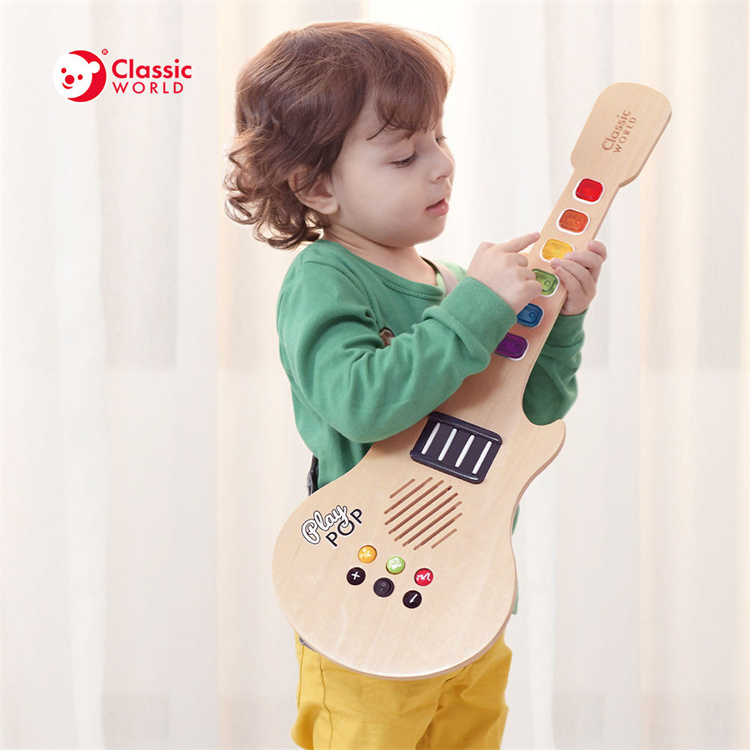 Classic World Kinderhölzerner elektrischer Glory Gitarre