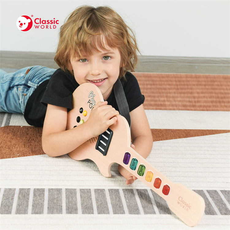 Classic World Kinderhölzerner elektrischer Glory Gitarre