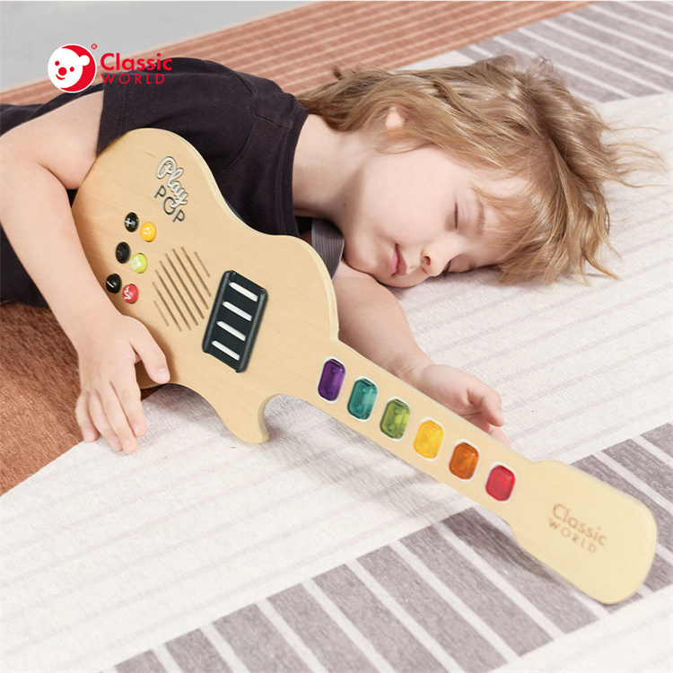 Classic World Kinderhölzerner elektrischer Glory Gitarre