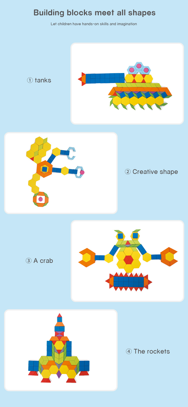 Classic World Geometrische Form von Kinderbausteinen