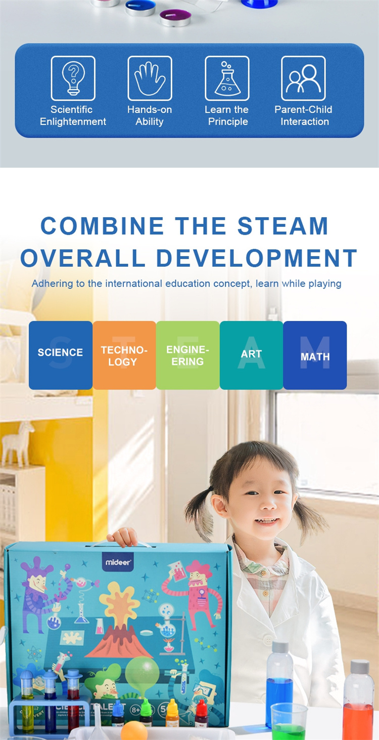Mideer Handgefertigter Technologiehersteller Material Set für Kinder