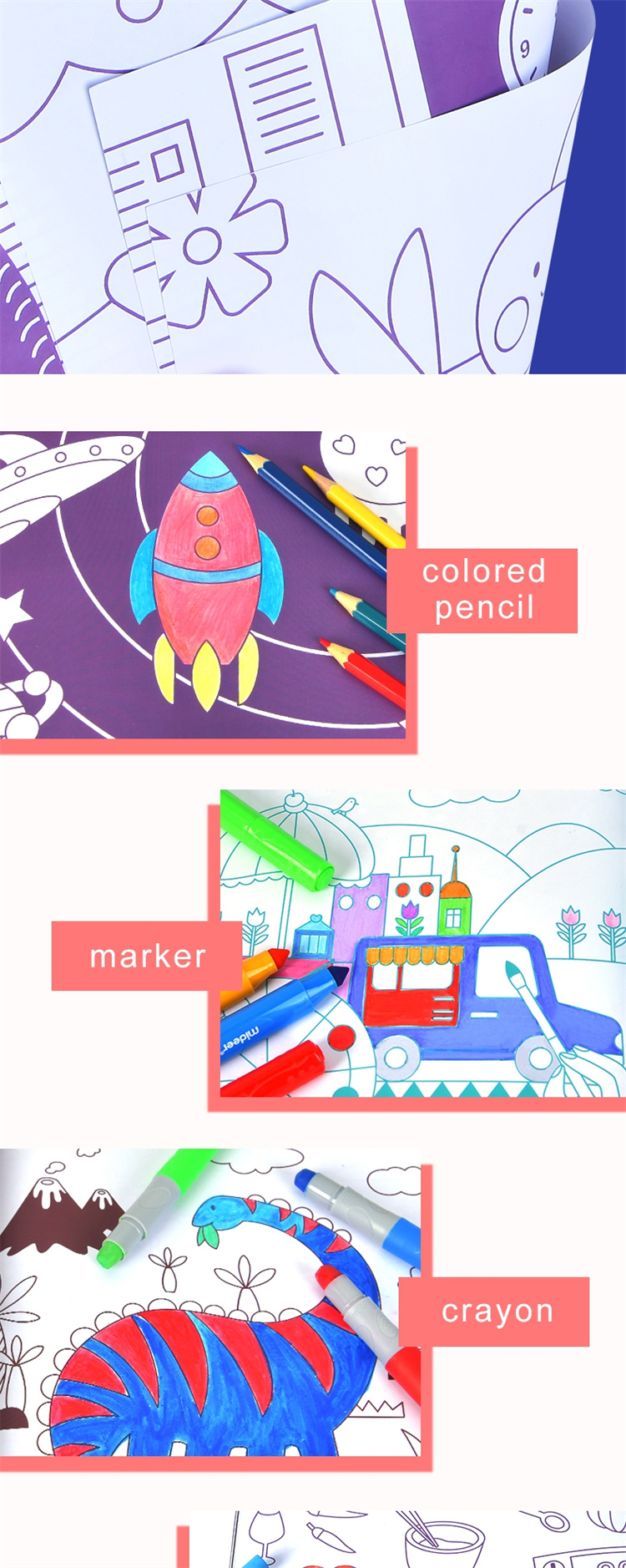 Mideer Kinderfarbe Bilderbuch