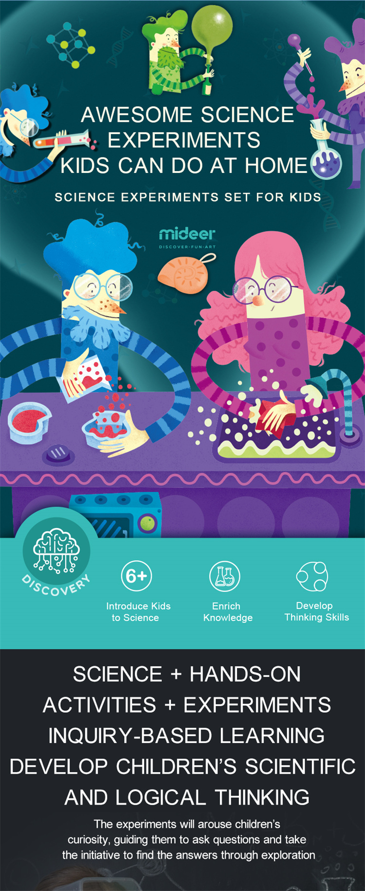 Mideer Kinderwissenschaftsexperiment Set