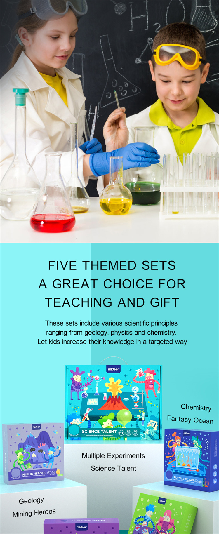 Mideer Kinderwissenschaftsexperiment Set