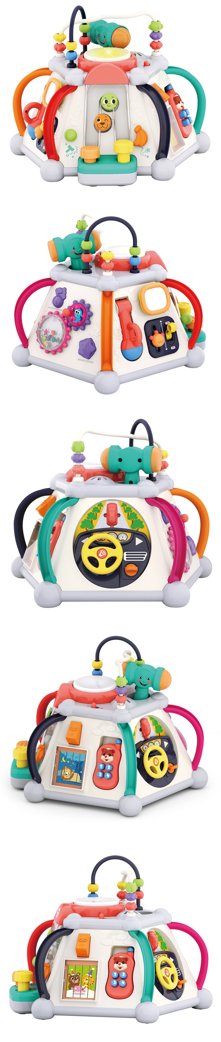 H&C TOYS Multifunktionales Musikspiel Kinderspielzeugsetbox
