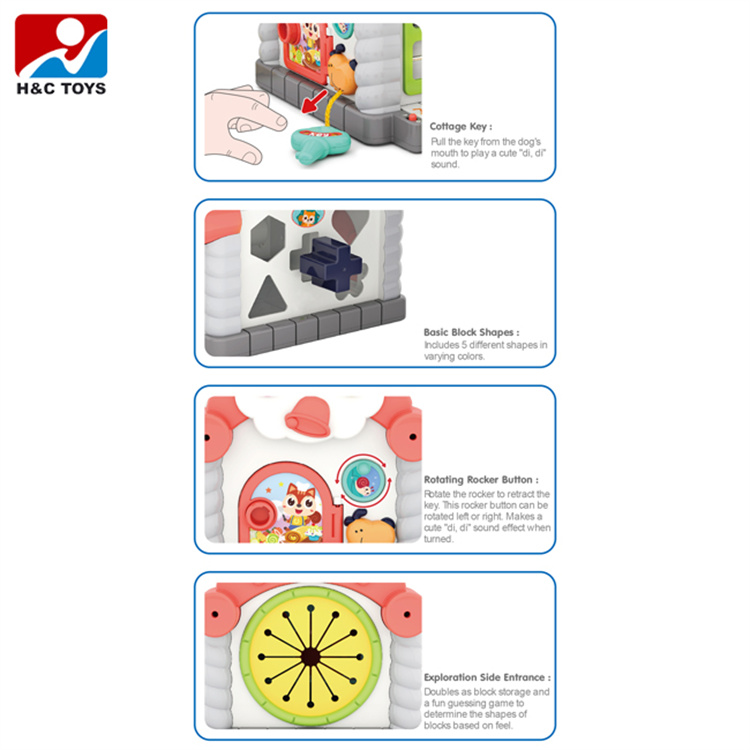 H&C TOYS Fun Fun Model Building Block Kinderspielzeughaus
