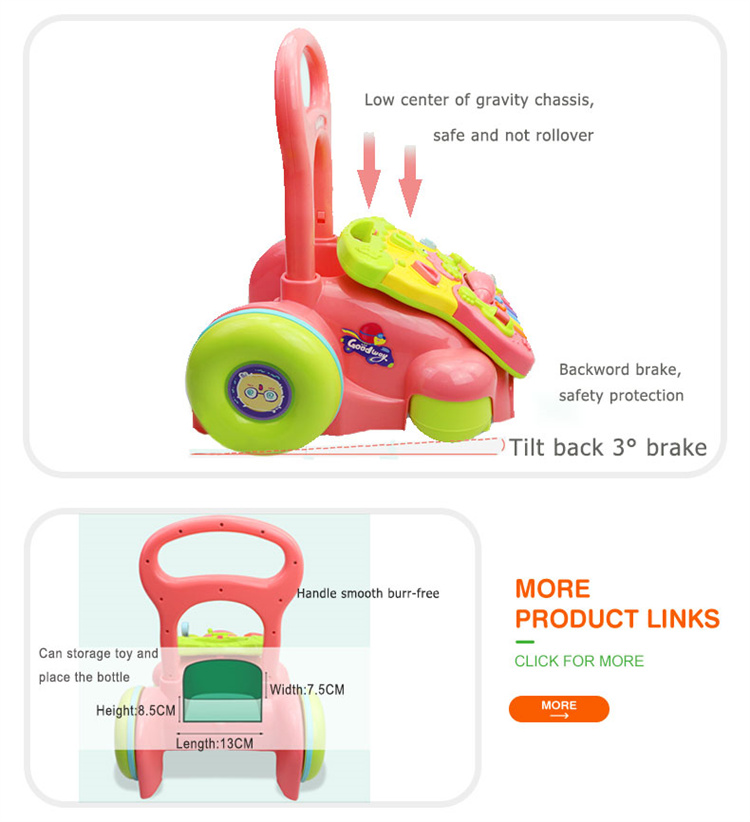 GOODWAY Musikpedaling Kinderwagenspielzeug