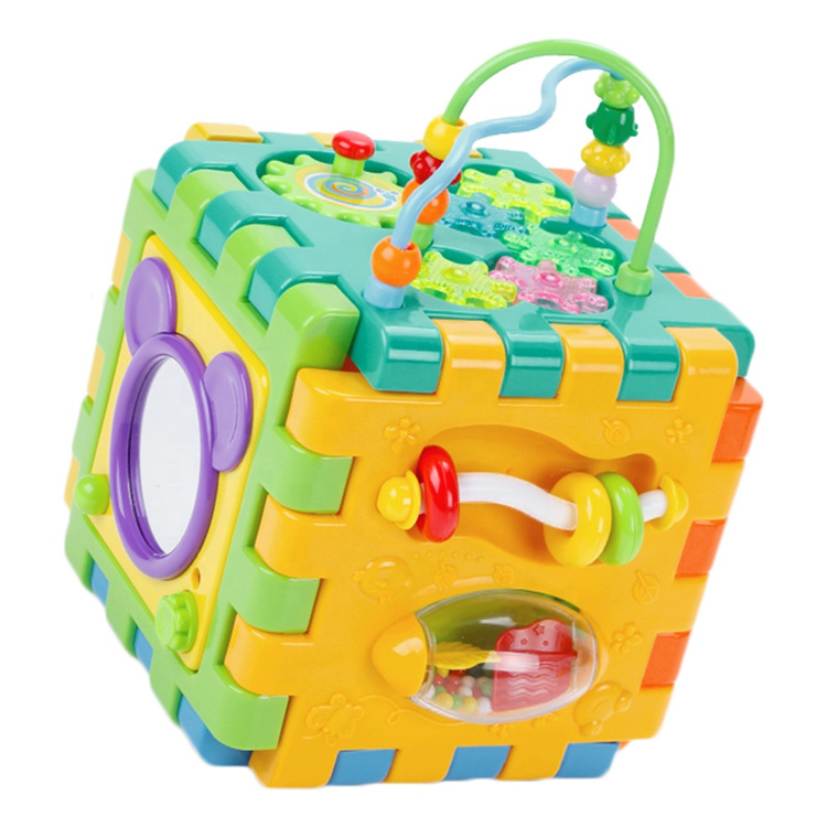 GOODWAY Frühe frühe Uhr Cube 6 Musikspielzeuge