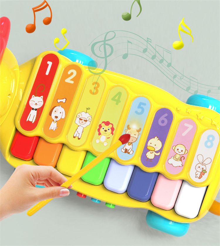 GOODWAY Kleiner Löwe kann Muqin -Musikspielzeug ziehen