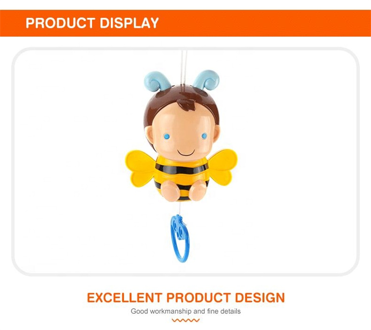 GOODWAY Cartoon Bee Baby Car Pull Seilspielzeug