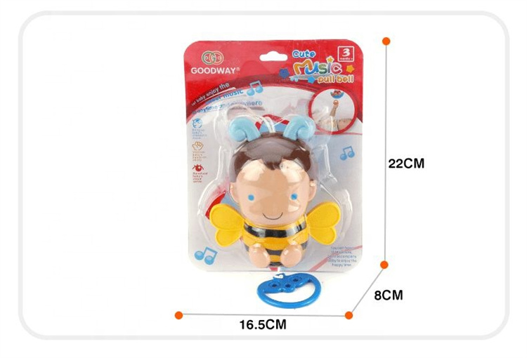 GOODWAY Cartoon Bee Baby Car Pull Seilspielzeug