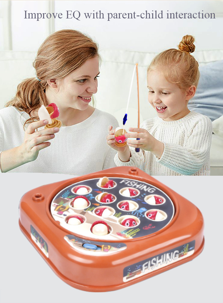 GOODWAY Elektrische Rotation Kinderfischereispielzeug
