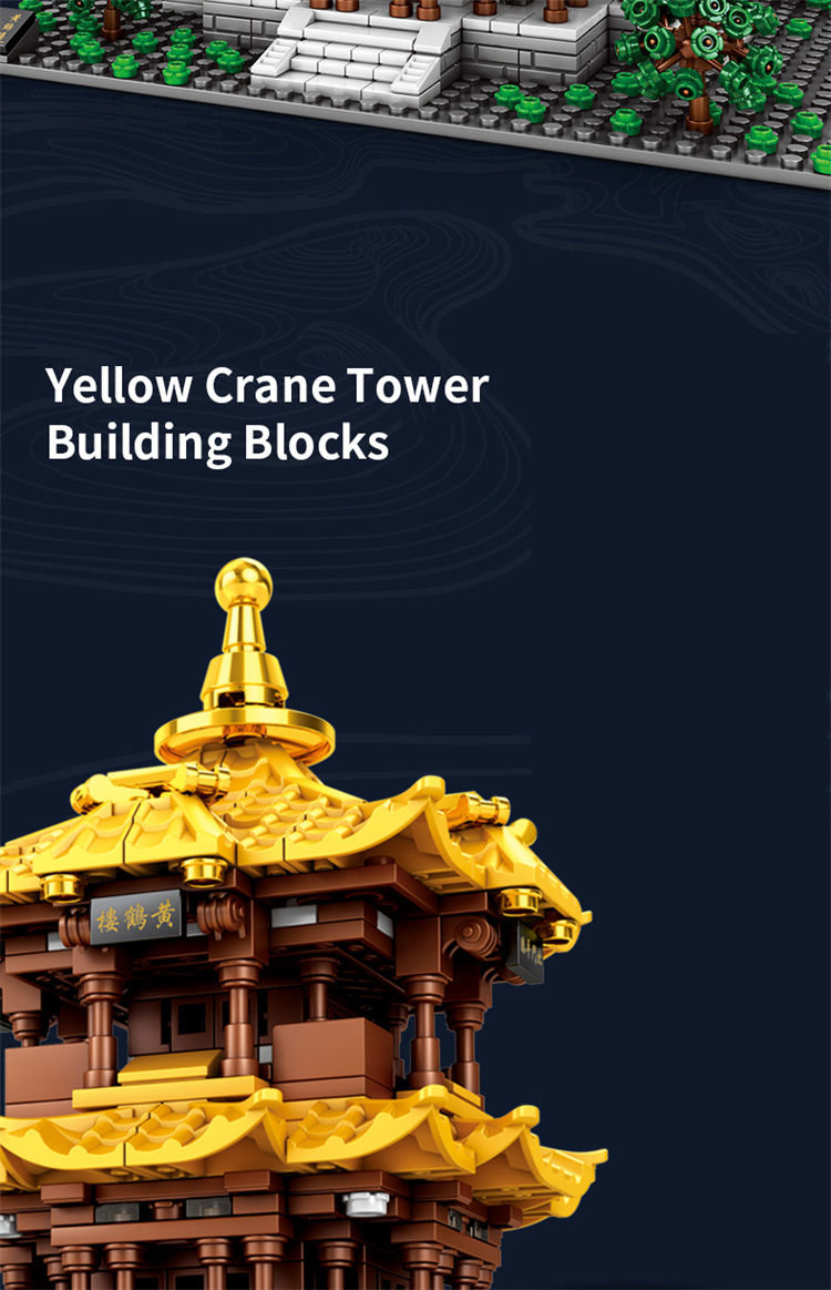 SEMBO China Yellow Crane Military Micro Building Blocks Modell