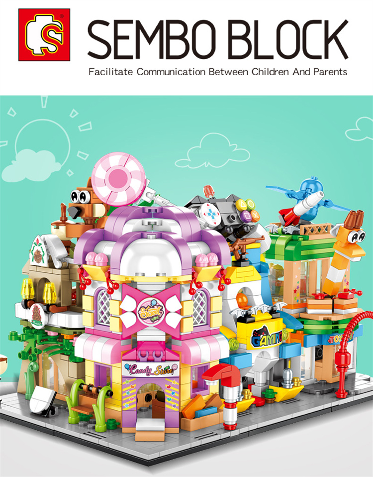 SEMBO Dessert -Shop Subdistory Building Block