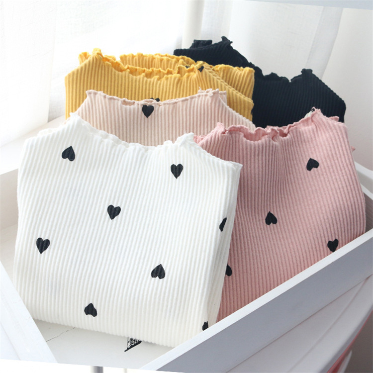 Xinqiming  Love Wave Dot Shirt für Mädchen