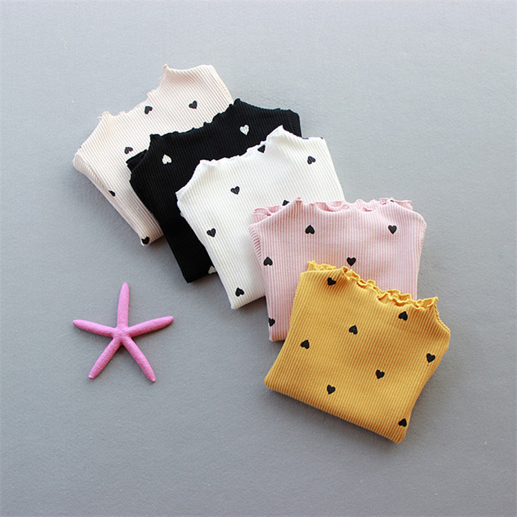 Xinqiming  Love Wave Dot Shirt für Mädchen