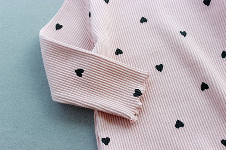 Xinqiming  Love Wave Dot Shirt für Mädchen
