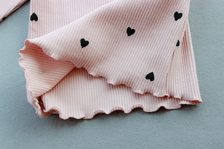Xinqiming  Love Wave Dot Shirt für Mädchen