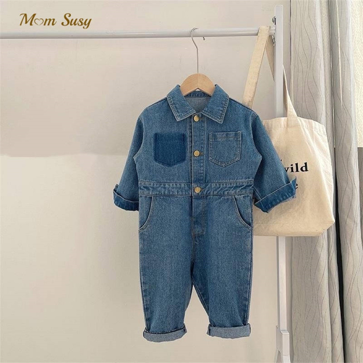 DUORUN Arbeitskleidung Jeans Kinder Overall
