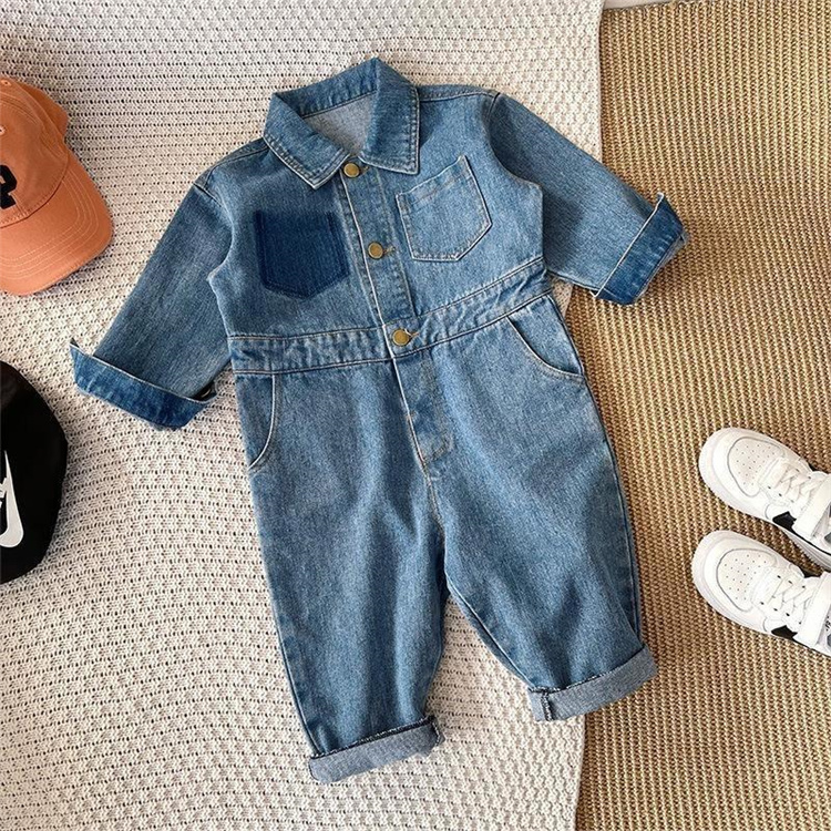 DUORUN Arbeitskleidung Jeans Kinder Overall