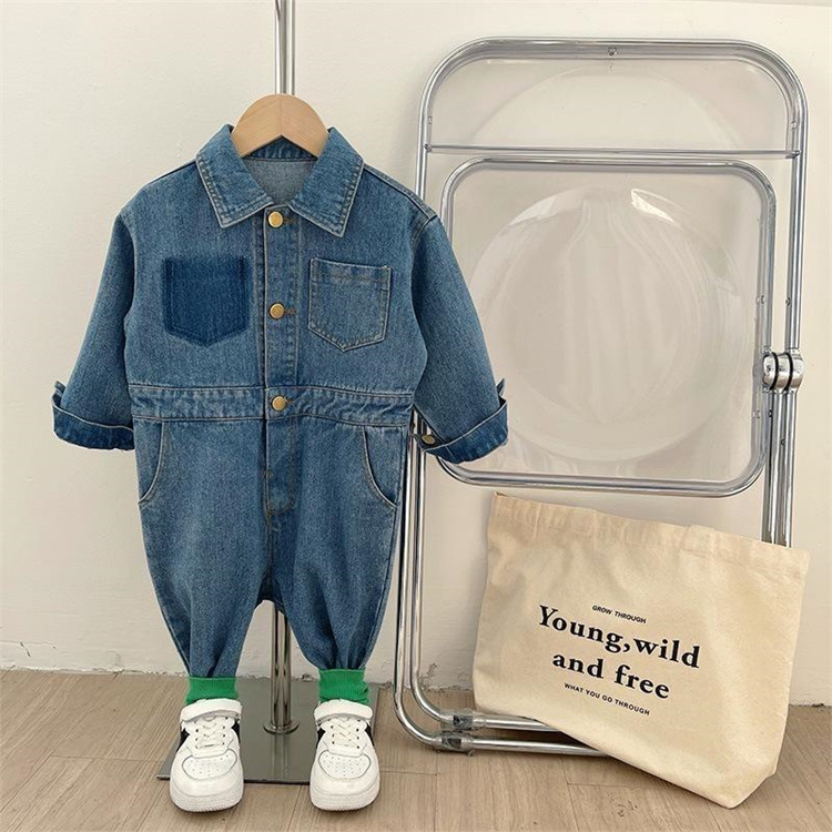 DUORUN Arbeitskleidung Jeans Kinder Overall