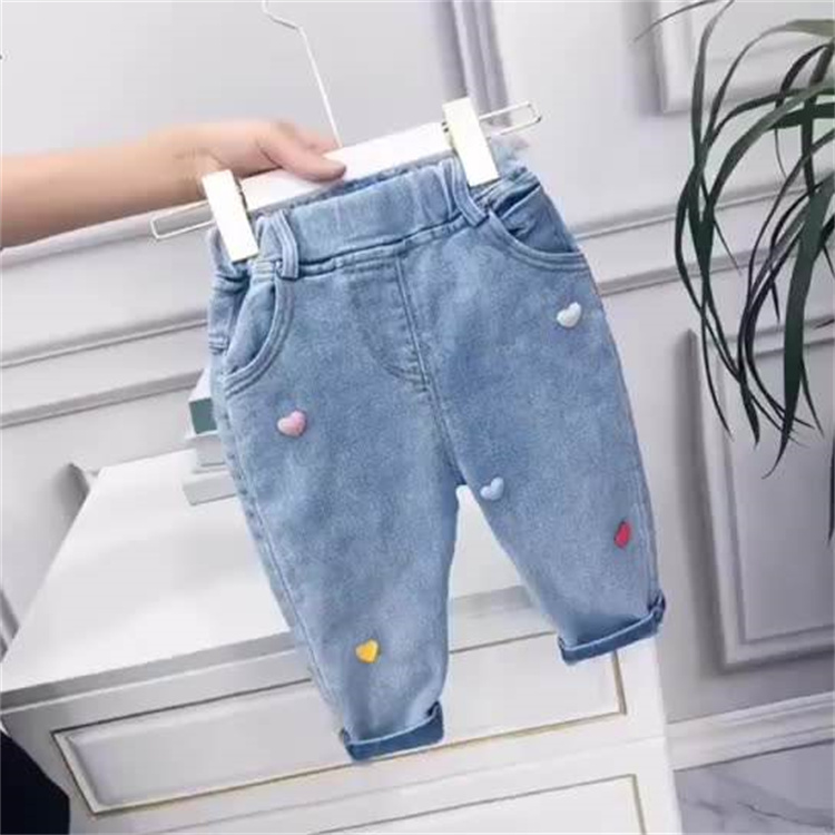 Huanhuan Baumwolle Casual Farbe Pflege Kinder Jeans