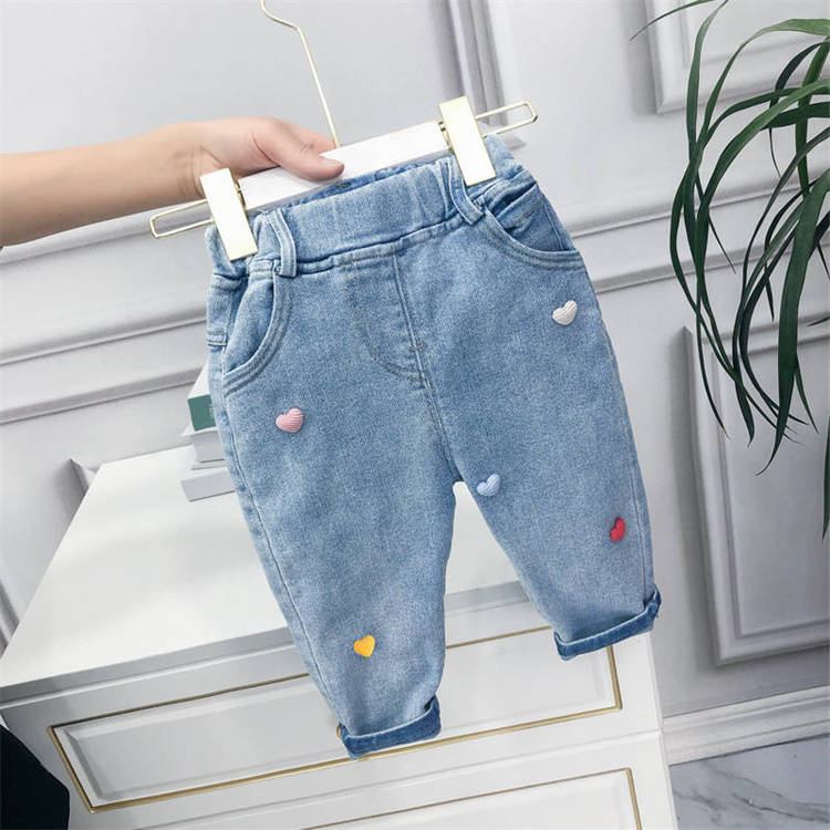 Huanhuan Baumwolle Casual Farbe Pflege Kinder Jeans