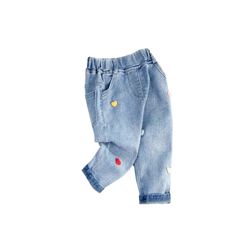 Huanhuan Baumwolle Casual Farbe Pflege Kinder Jeans
