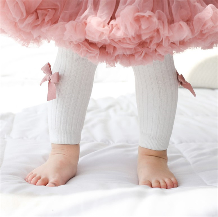 Golden swan Süße Bowknot Mädchen Leggings