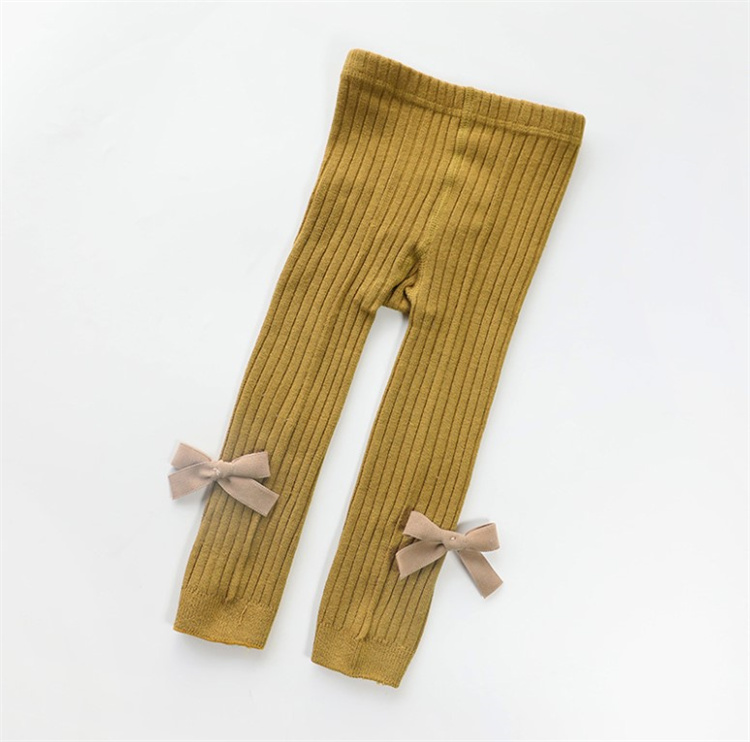 Golden swan Süße Bowknot Mädchen Leggings