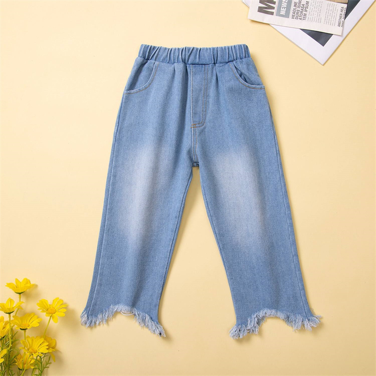 Huanyang Mode Hemd Jeans Baby Mädchen Anzug
