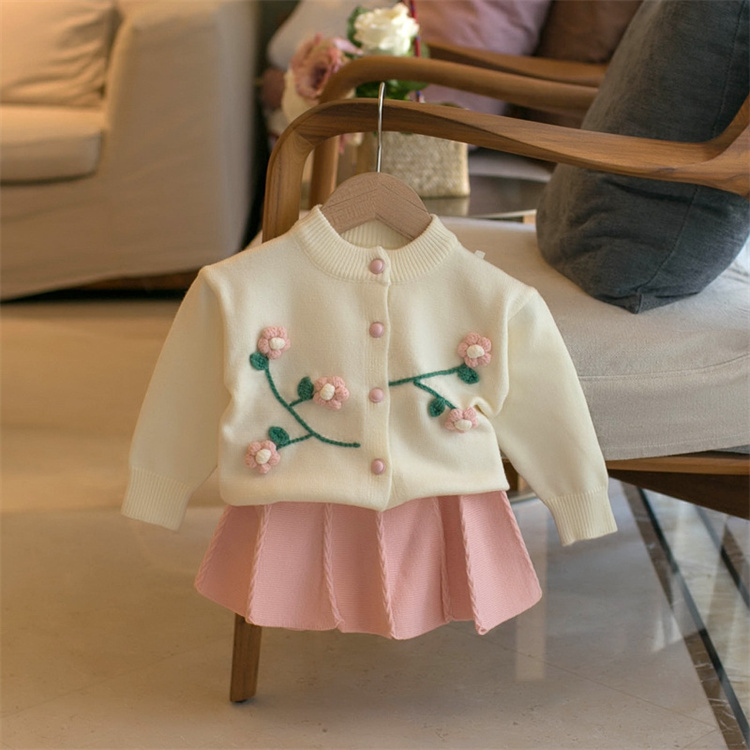 Ruiyao 3D Blume Langarm Pullover Rock Anzug
