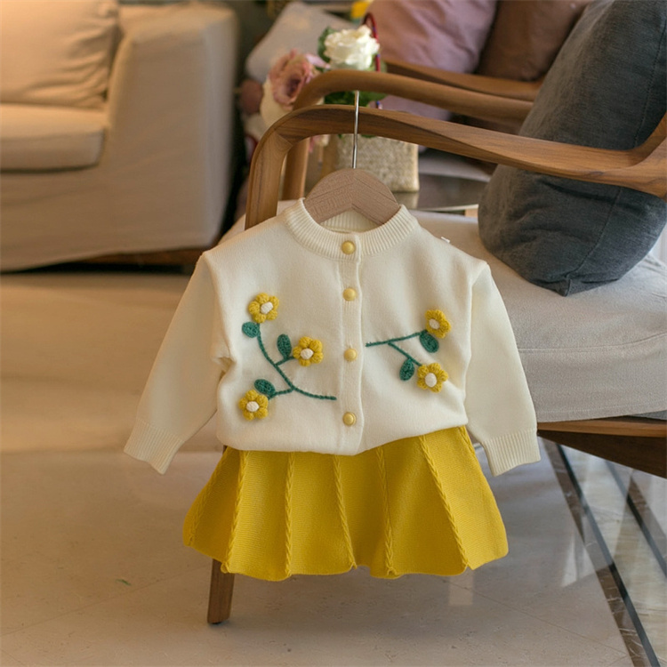 Ruiyao 3D Blume Langarm Pullover Rock Anzug