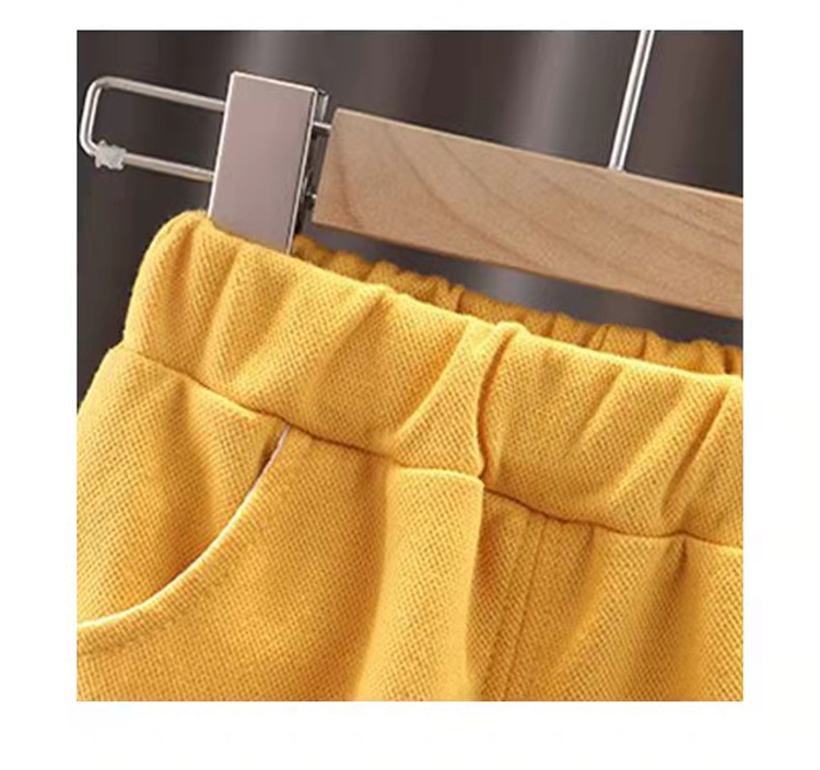 Wadamen Kinder Pullover Set mit festem Bärenmuster und Revers