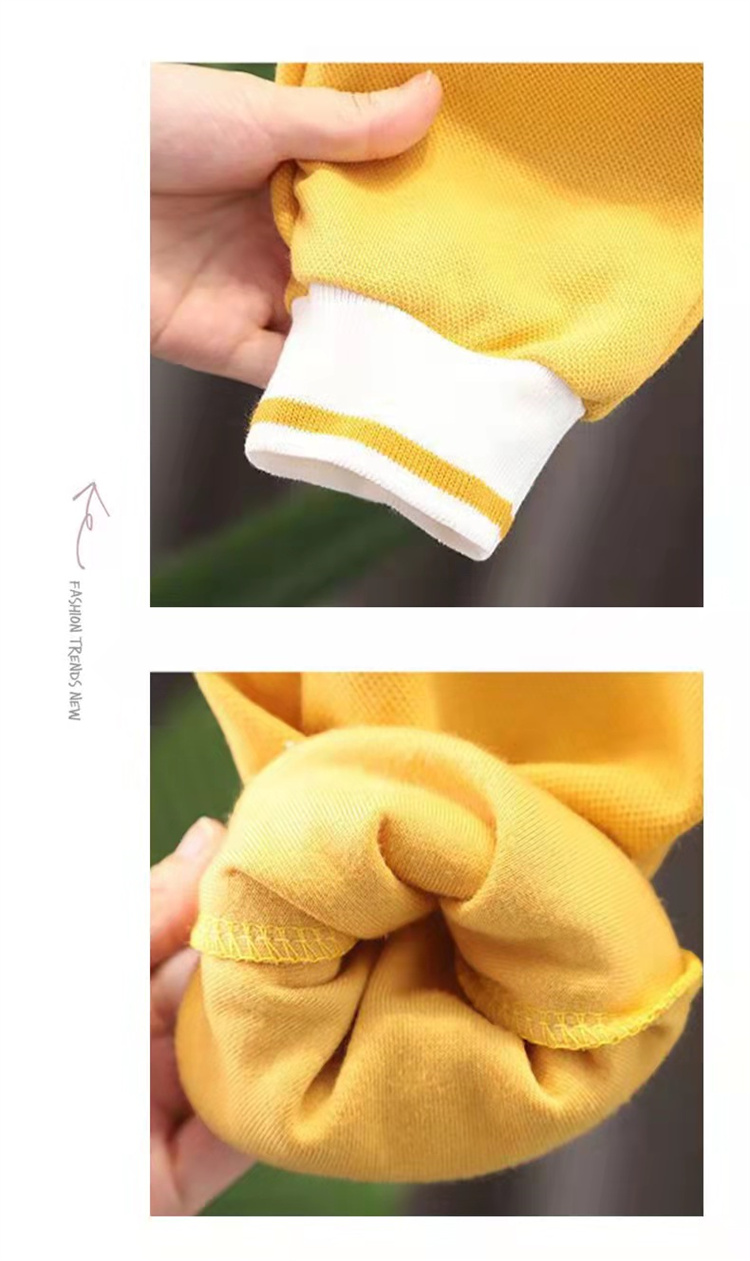 Wadamen Kinder Pullover Set mit festem Bärenmuster und Revers