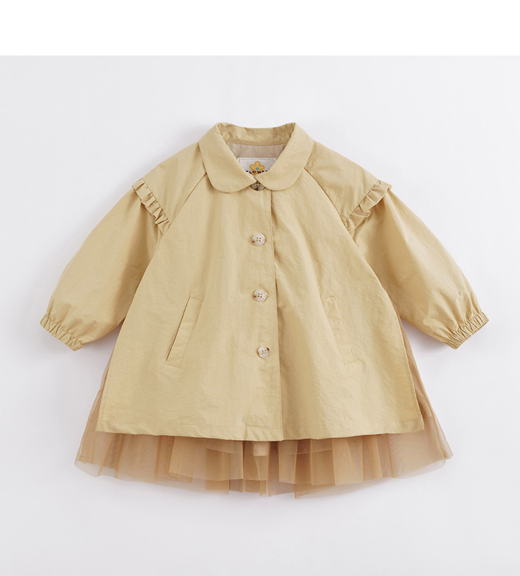 Marc Janie Damen Windbreaker Mantel mit Mesh Rückennähten