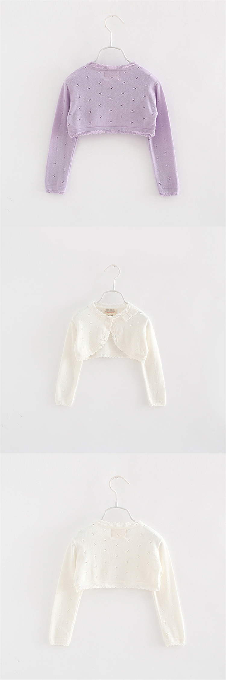 Zichen  Bowknot rote Baby Mädchen Strickjacke