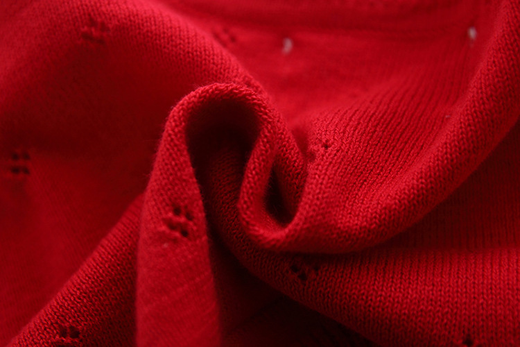 Zichen  Bowknot rote Baby Mädchen Strickjacke
