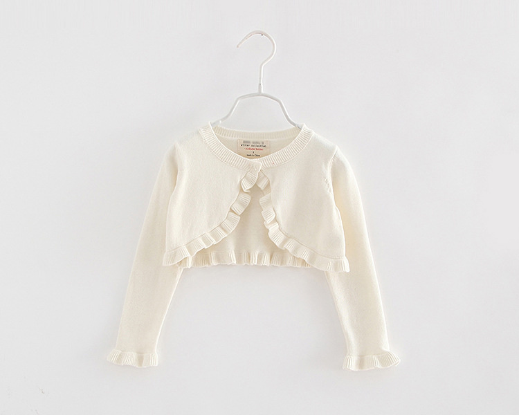 YSUBEST AUTUMN RUFFLE CARDIGAN DER MÄDCHEN