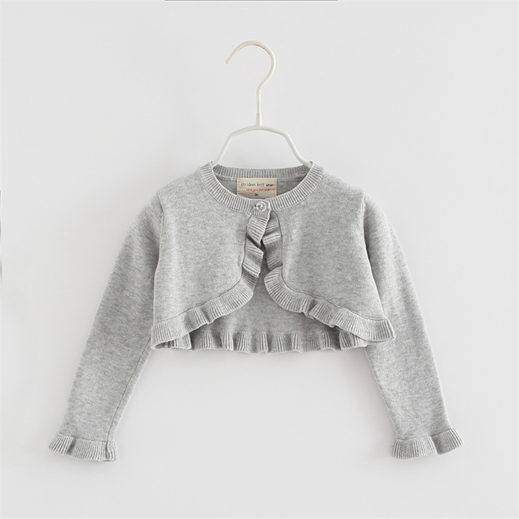 YSUBEST AUTUMN RUFFLE CARDIGAN DER MÄDCHEN