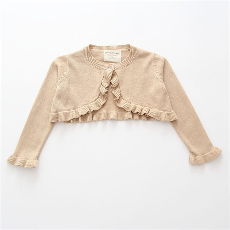 YSUBEST AUTUMN RUFFLE CARDIGAN DER MÄDCHEN