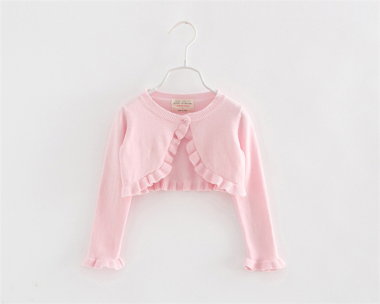 YSUBEST AUTUMN RUFFLE CARDIGAN DER MÄDCHEN