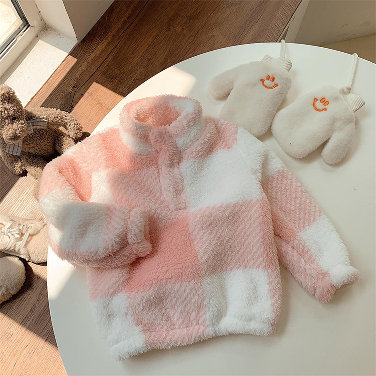 Exports Pullover mit dickem Lammhaar für Kinder