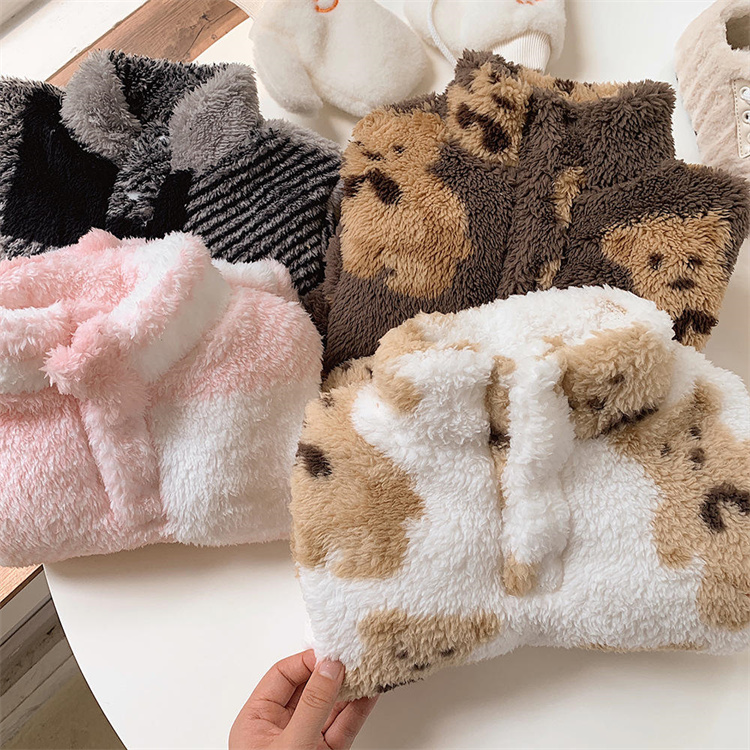 Exports Pullover mit dickem Lammhaar für Kinder