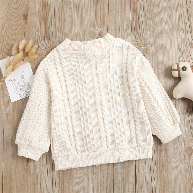 Adorable Strickjacke für Mädchen mit Knöpfen