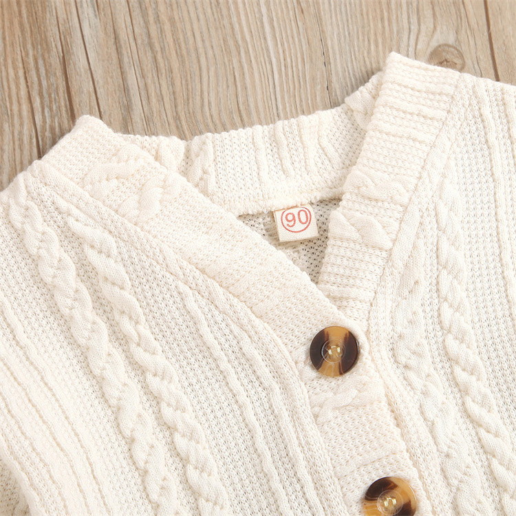 Adorable Strickjacke für Mädchen mit Knöpfen