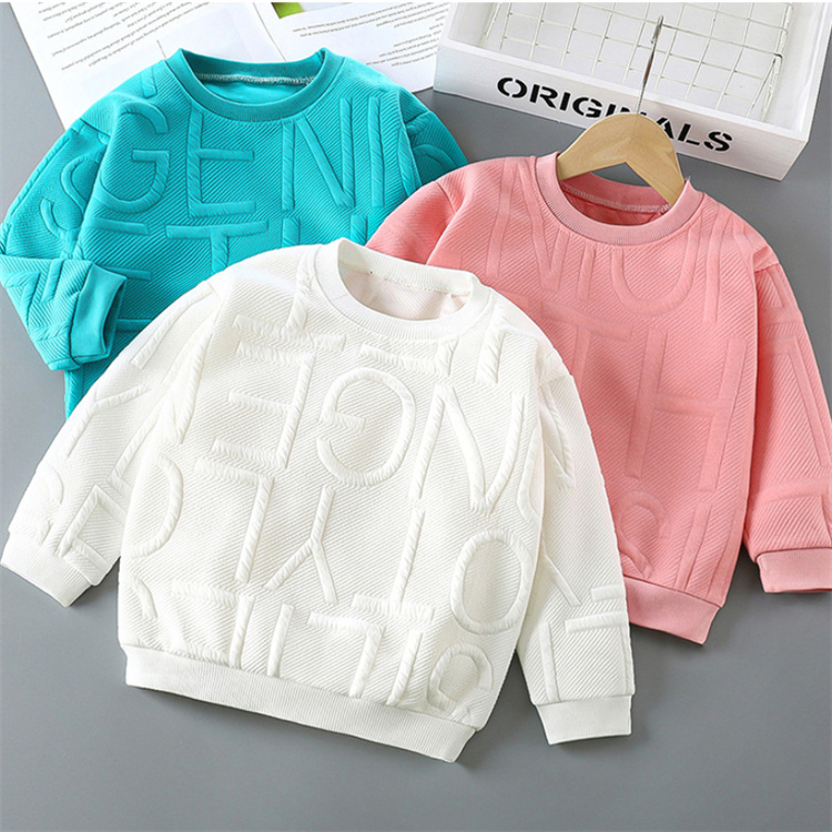Bai xuan Koreanischer einfarbig bedruckter Pullover