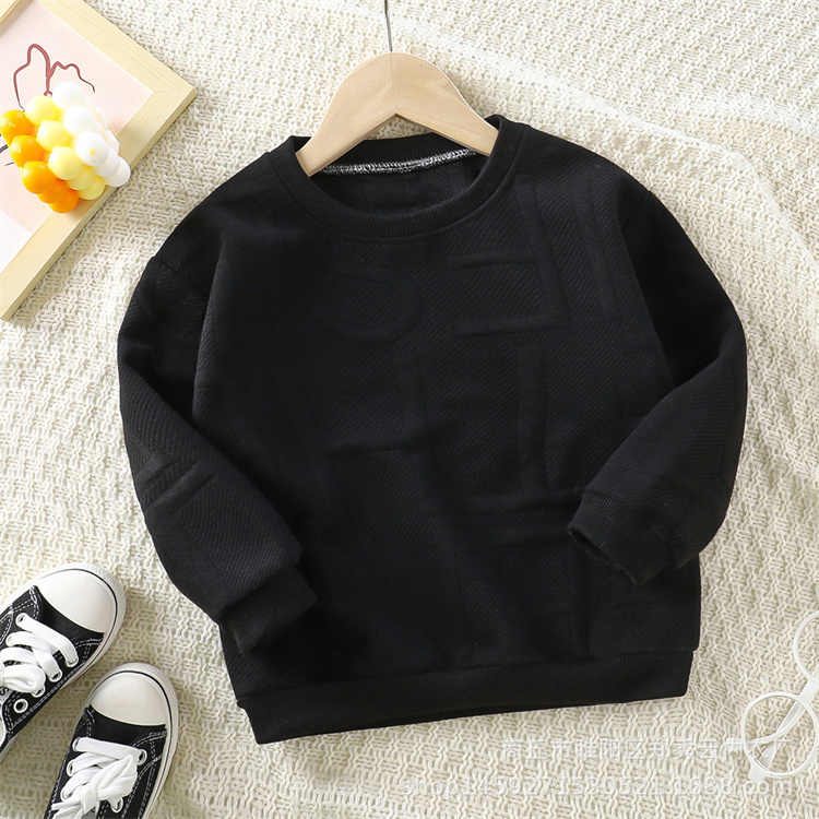 Bai xuan Koreanischer einfarbig bedruckter Pullover