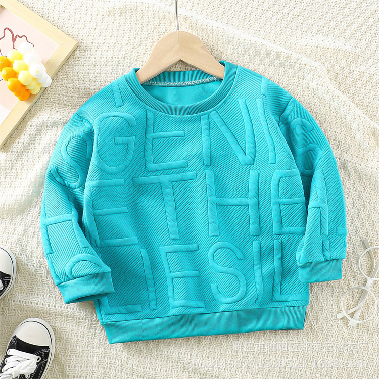 Bai xuan Koreanischer einfarbig bedruckter Pullover