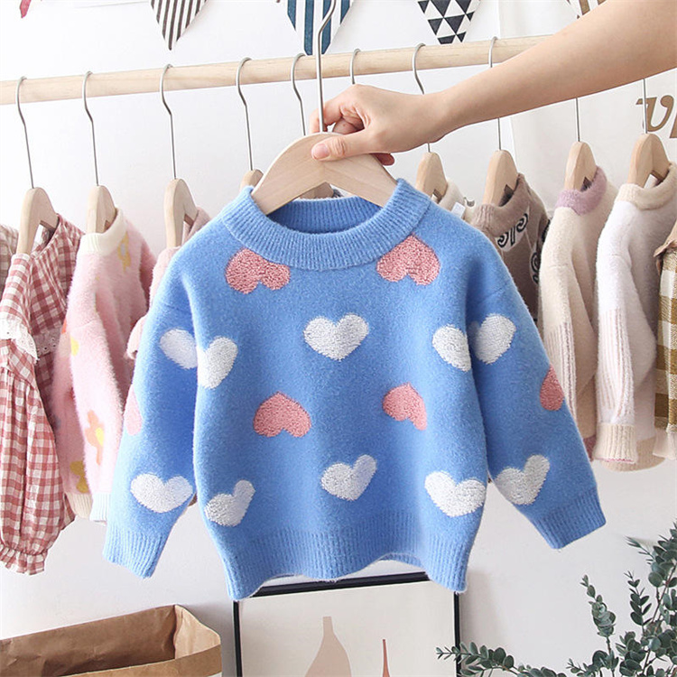 Adorable Stricken Liebe Nerz Pullover